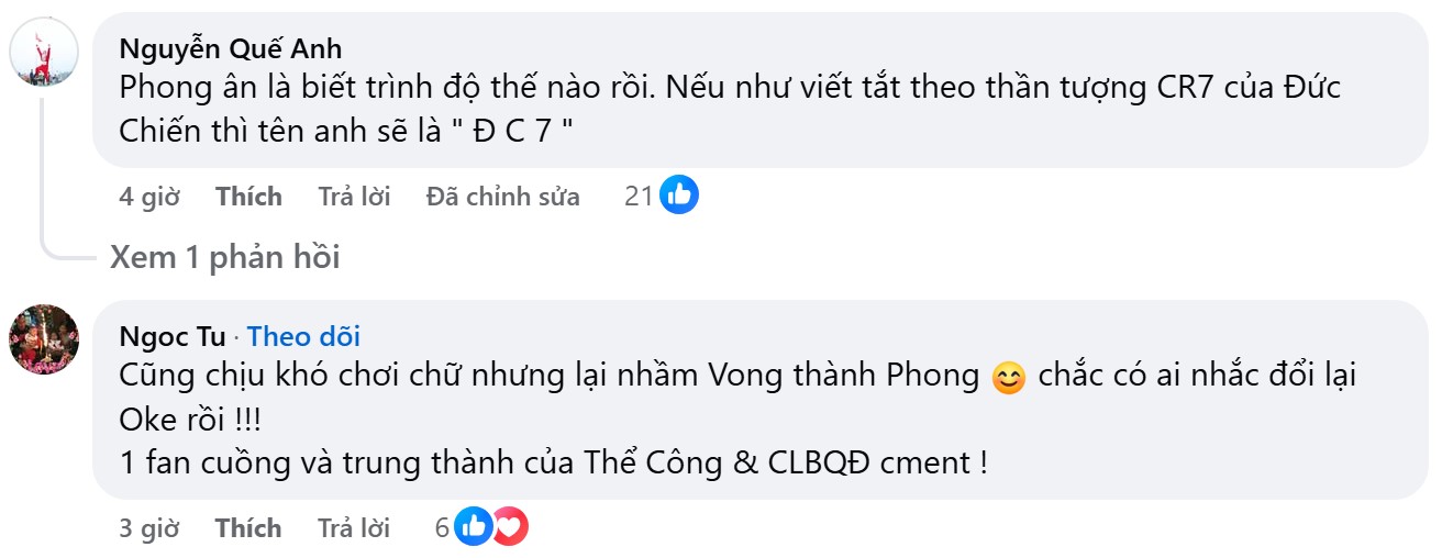 C&agrave; khịa Thể C&ocirc;ng Viettel tr&ecirc;n MXH, Người h&acirc;m mộ c&ugrave;ng n&oacute;i một điều về Mr &lsquo;Phong &Acirc;n&rsquo; - Ảnh 3