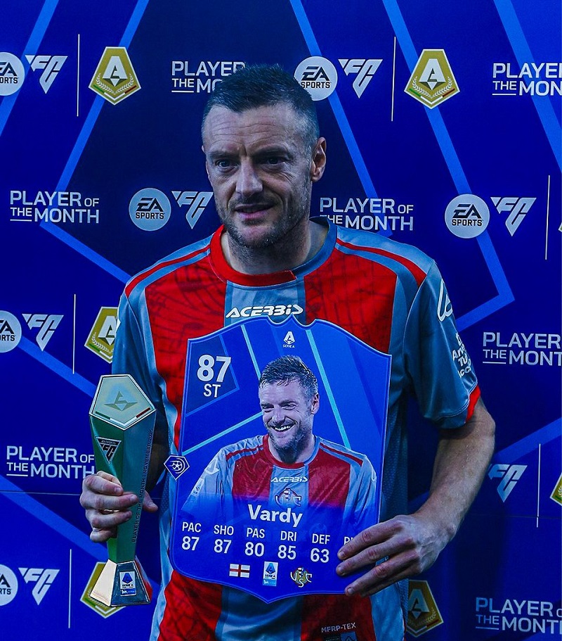 38 tuổi, Vardy vẫn l&agrave;m được điều kh&ocirc;ng tưởng tại Serie A - Ảnh 2