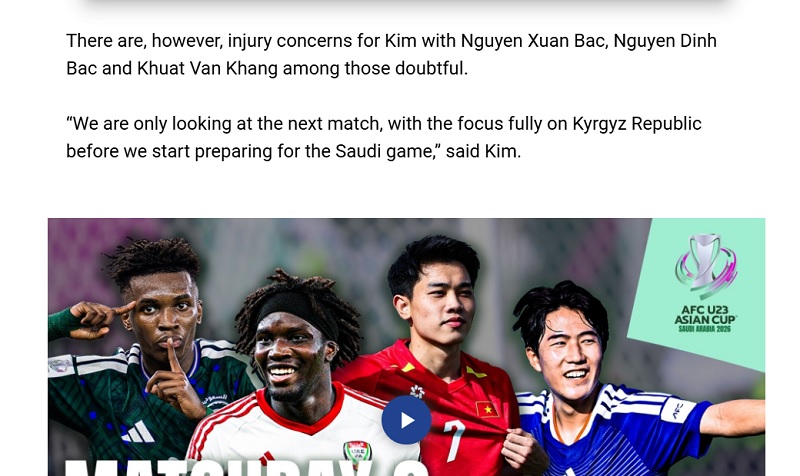 AFC tung th&ocirc;ng tin cho&aacute;ng v&aacute;ng, CĐV Việt Nam hoang mang trước trận gặp Kyrgyzstan - Ảnh 1